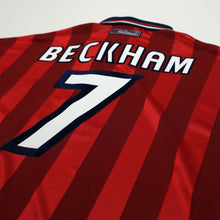 Load image into Gallery viewer, 1997/99 Beckham #7 England Vintage Umbro Away Football Shirt (XL) WC 199811