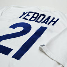 Load image into Gallery viewer, 1995/96 Yeboah #21 Leeds United Vintage Asics Home Football Shirt (L)11