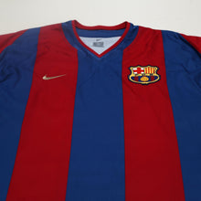 Load image into Gallery viewer, 2002/03 Riquelme #10 Barcelona Vintage Nike Home Football Shirt (XL)