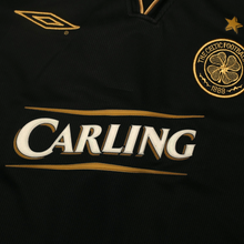 Load image into Gallery viewer, 2003/04 Larsson #7 Celtic Vintage Umbro Away Football Shirt (L)