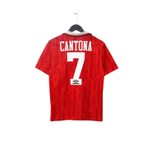 Load image into Gallery viewer, 1992/94 Cantona #7 Manchester United Vintage Umbro Home Football Shirt (S)0