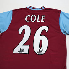 Load image into Gallery viewer, 2001/03 Joe Cole #26 West Ham Vintage FILA Home Football Shirt (S)7