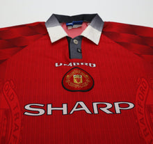Load image into Gallery viewer, 1996/98 CANTONA #7 Manchester United Vintage Umbro Home Football Shirt (XL)