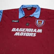 Load image into Gallery viewer, 1995/97 Dicks #3 West Ham United Vintage PONY Football Shirt (XL)2