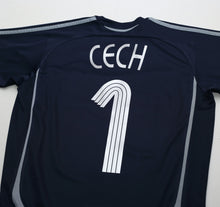 Load image into Gallery viewer, 2006/08 CECH #1 Chelsea Vintage adidas UCL Goalkeeper Football Shirt (S)10