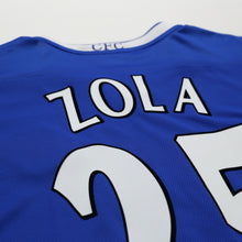 Load image into Gallery viewer, 2003/05 Zola #25 Chelsea Vintage Umbro Home Football Shirt (XL)10