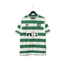 Load image into Gallery viewer, 1999/01 Moravick #25 Celtic Vintage Umbro Home Football Shirt (M)1