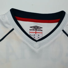 Load image into Gallery viewer, 2001/03 Beckham #7 England Vintage Umbro Home Greece Football Shirt (XL)18