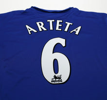 Load image into Gallery viewer, 2005/06 ARTETA #6 Everton Vintage Umbro Long Sleeve Home Football Shirt (XXL)