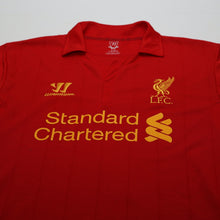 Load image into Gallery viewer, 2012/13 Suarez #7 Liverpool Vintage Warrior Home Football Shirt (L)3