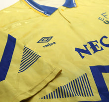 Load image into Gallery viewer, 1990/92 EVERTON Vintage Umbro Away Football Shirt Jersey (L)