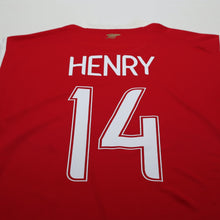 Load image into Gallery viewer, 2006/08 Henry #14 Arsenal Vintage Nike European Home Football Shirt (L)8