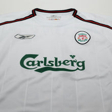 Load image into Gallery viewer, 2003/05 Alonso #14 Vintage Liverpool Reebok Away Football Shirt (M)3