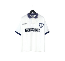 Load image into Gallery viewer, 1995/97 FOX #7 Tottenham Hotspur Vintage PONY Home Football Shirt (L)