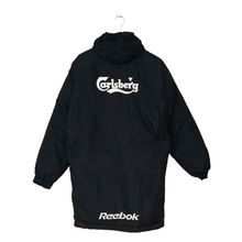 Load image into Gallery viewer, 2002/04 LIVERPOOL Vintage Reebok Padded Football Bench Coat Jacket (S/M)1