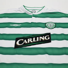 Load image into Gallery viewer, 2003/04 Larsson #7 Celtic Vintage Umbro European Home Football Shirt (XL)3
