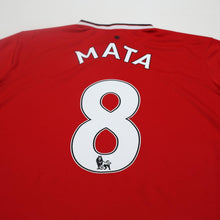Load image into Gallery viewer, 2014/15 Mata #8 Manchester United Vintage Nike Home Football Shirt (L)10