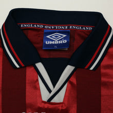 Load image into Gallery viewer, 1997/99 Beckham #7 England Vintage Umbro Away Football Shirt (XL) WC 199816