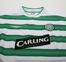 Load image into Gallery viewer, 2003/04 LARSSON #7 Celtic Vintage Umbro European Home Football Shirt (XL)