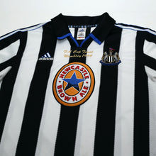 Load image into Gallery viewer, 1999 Shearer #9 Newcastle United Vintage adidas FA Cup Final Football Shirt (L)2