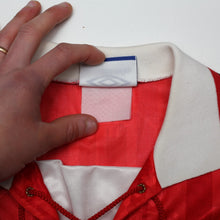 Load image into Gallery viewer, 1992/94 Cantona #7 Manchester United Vintage Umbro Home Football Shirt (L)15