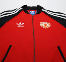 Load image into Gallery viewer, MANCHESTER UNITED Vintage Retro adidas Originals Superstar Track Top (S)