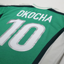 Load image into Gallery viewer, 1998/00 Okocha #10 Nigeria Vintage Nike Football Shirt (M) World Cup 9814