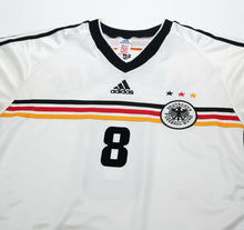 Load image into Gallery viewer, 1998/00 MATTHAUS #8 Germany Vintage adidas Home Football Shirt (XL) WC 98