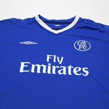 Load image into Gallery viewer, 2003/05 Zola #25 Chelsea Vintage Umbro Home Football Shirt (XL)3