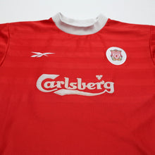 Load image into Gallery viewer, 1998/00 Gerrard #28 Liverpool Vintage Reebok Home Football Shirt (S) 34/363