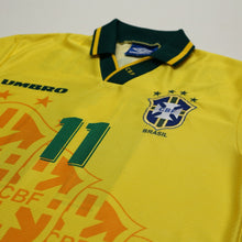 Load image into Gallery viewer, 1994/97 Romario #11 Brazil Vintage Umbro Home Football Shirt (M)4