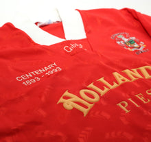 Load image into Gallery viewer, 1993/94 ACCRINGTON STANLEY Vintage Home Centenary Football Shirt (M)