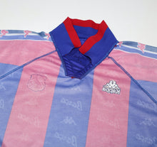 Load image into Gallery viewer, 1995/97 Barcelona Vintage Kappa Home Football Shirt Jersey (L) Ronaldo Era