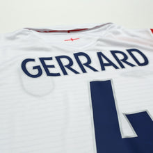 Load image into Gallery viewer, 2005/07 Gerrard #4 England Vintage Umbro Home Football Shirt (M) WC 200612