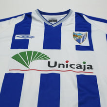 Load image into Gallery viewer, 2001/03 D. Silva #9 Malaga Vintage Umbro Home Football Shirt (L)3