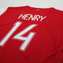 Load image into Gallery viewer, 2006/08 Henry #14 Arsenal Vintage Nike European Home Football Shirt (L)9