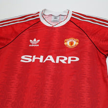 Load image into Gallery viewer, 1990/92 Kanchelskis #11 Manchester United Retro adidas Home Football Shirt (M/L)2