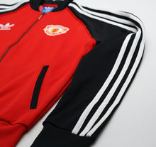 Load image into Gallery viewer, MANCHESTER UNITED Vintage Retro adidas Originals Superstar Track Top (S)