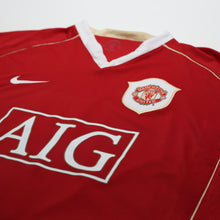 Load image into Gallery viewer, 2006/07 Ronaldo #7 Manchester United Vintage Nike Home Football Shirt (L)4