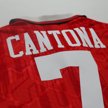 Load image into Gallery viewer, 1992/94 Cantona #7 Manchester United Vintage Umbro Home Football Shirt (S)13