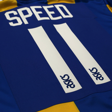 Load image into Gallery viewer, 1993/95 Speed #11 Leeds United Vintage ASICS Away Football Shirt (XXL)15