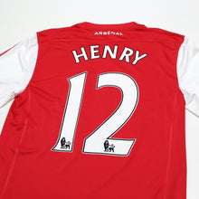 Load image into Gallery viewer, 2011/12 Henry #12 Arsenal Vintage Nike L/S Home Football Shirt (S)9