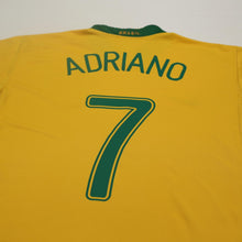Load image into Gallery viewer, 2006/08 Adriano #7 Brazil Vintage Nike Home Football Shirt (M) World Cup 0610