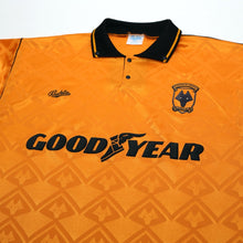 Load image into Gallery viewer, 1991/92 Wolverhampton Wanderers Vintage Bukta Home Football Shirt 42 (L) Wolves2