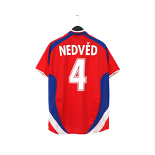 Load image into Gallery viewer, 2000/02 Nedved #4 Czech Republic Vintage Puma Home Football Shirt (L) Euro 20000