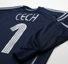 Load image into Gallery viewer, 2006/08 CECH #1 Chelsea Vintage adidas UCL Goalkeeper Football Shirt (S)13