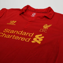 Load image into Gallery viewer, 2012/13 Suarez #7 Liverpool Vintage Warrior L/S Home Football Shirt (L)4