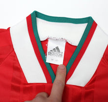 Load image into Gallery viewer, 1993/95 RUSH #9 Liverpool Vintage adidas Equipment Home Football Shirt (M)