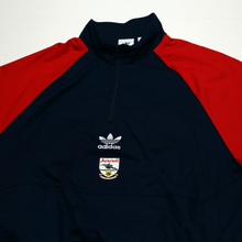 Load image into Gallery viewer, 1991/93 Arsenal adidas Originals 1/4 Zip Football Track Top Jacket (L) Drill Top2