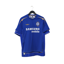 Load image into Gallery viewer, 2005/06 Drogba #15 Chelsea Vintage Umbro Centenary UCL Home Football Shirt (M)1